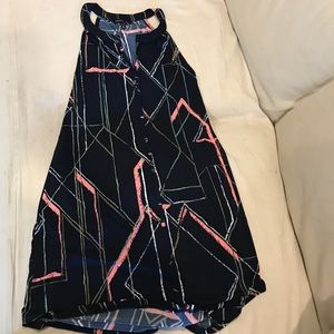 Banana Republic navy printed dress, never worn